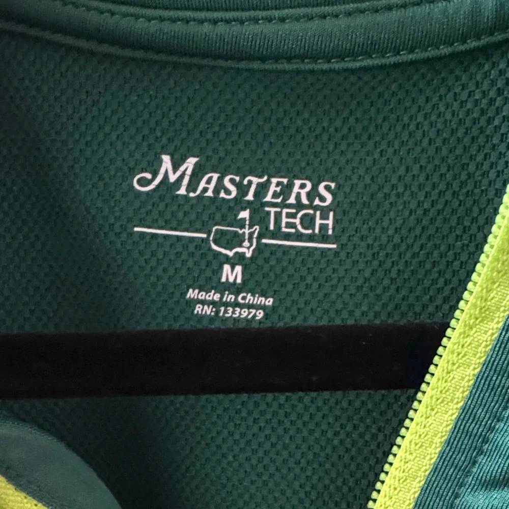 Masters Green and Yellow 1/4 Zip Tech Pullover - Picture 2 of 7